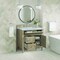 James Martin Vanities 36'' Single Vanity, Whitewashed Oak w/ 3 CM Carrara White Marble Top 424-V36-WWO-3CAR - alternate 4